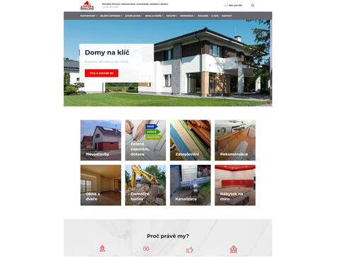 MH stavebnictví - nový web