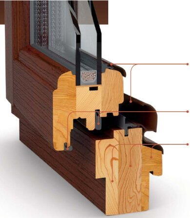 Profil dřevěného okna