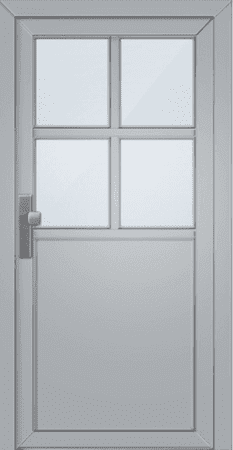 Konstrukční plastové dveře PK43