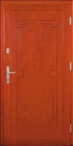 Dřevěné vchodové dveře S01