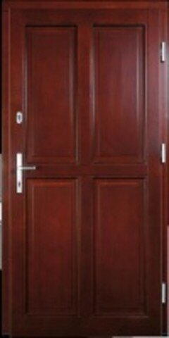 Dřevěné vchodové dveře S04
