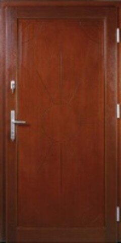 Dřevěné vchodové dveře S05