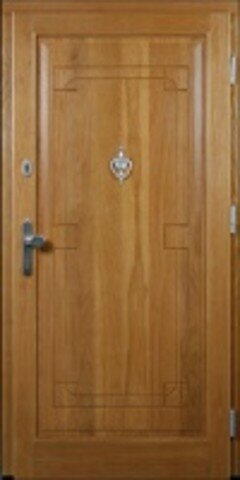 Dřevěné vchodové dveře S07