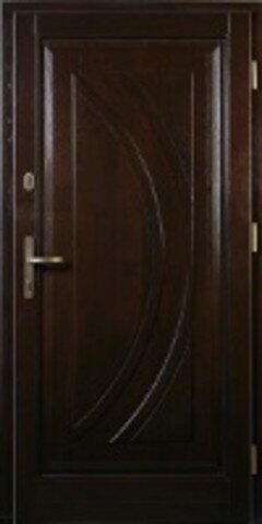 Dřevěné vchodové dveře S09