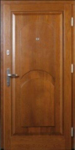 Dřevěné vchodové dveře S11
