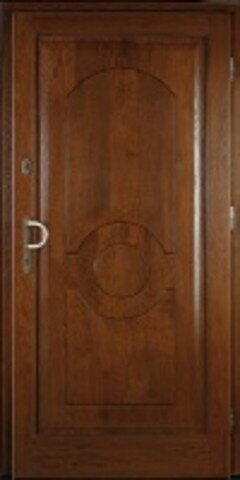 Dřevěné vchodové dveře S12