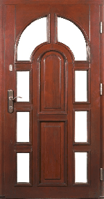 Dřevěné vchodové dveře S13