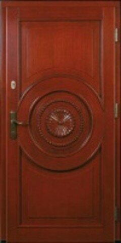 Dřevěné vchodové dveře S16