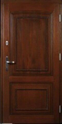 Dřevěné vchodové dveře S17
