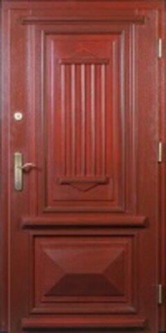 Dřevěné vchodové dveře S19