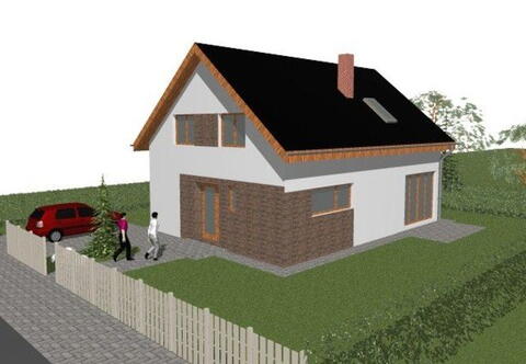 Přední strana rodinného domu
