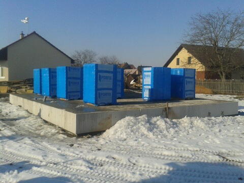 Základy bungalovu typu B