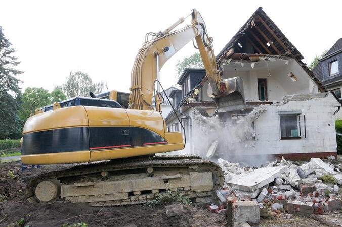 Demolice budov, domů a dalších menších staveb